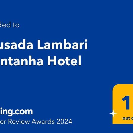 Pousada Lambari Montanha Hotel מראה חיצוני תמונה